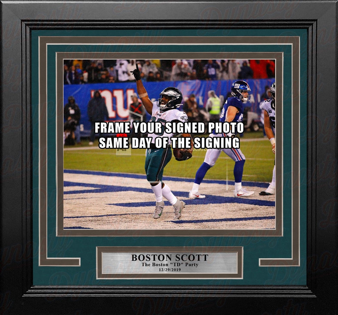Dynasty Sports & Framing Custom Framing 8x10 Picture Frame Boston Scott Philadelphia Eagles Photo Frame Kit