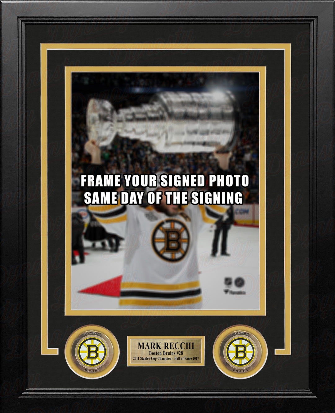 Dynasty Sports & Framing Custom Framing 8x10 Picture Frame Mark Recchi Boston Bruins Photo Frame Kit