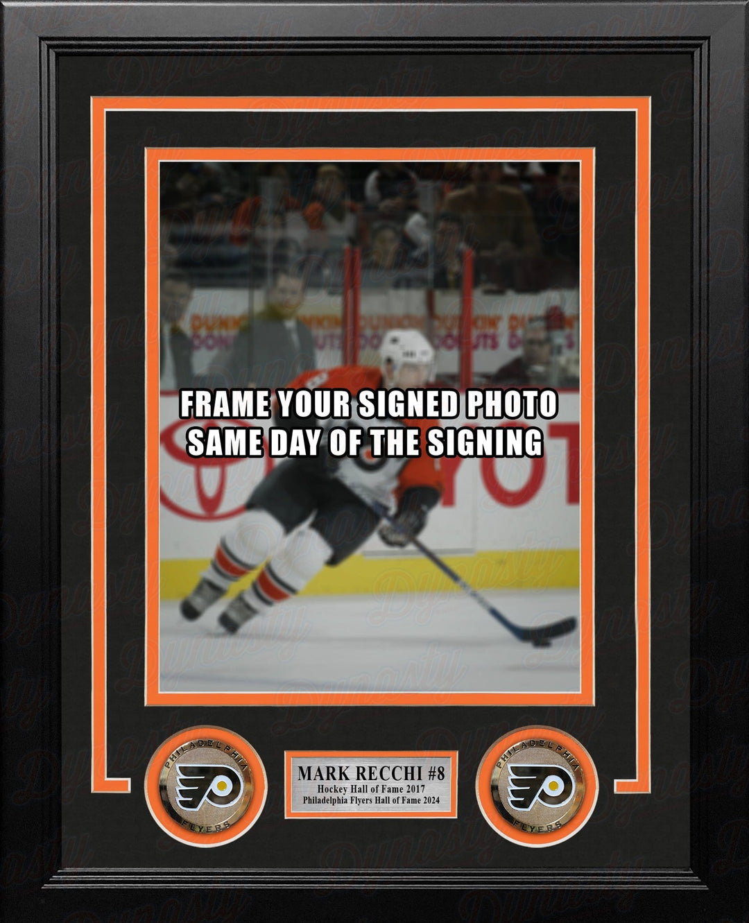 Dynasty Sports & Framing Custom Framing 8x10 Picture Frame Mark Recchi Philadelphia Flyers Photo Frame Kit