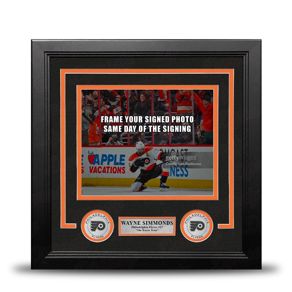 Dynasty Sports & Framing Custom Framing 8x10 Picture Frame Wayne Simmonds Philadelphia Flyers Photo Frame Kit