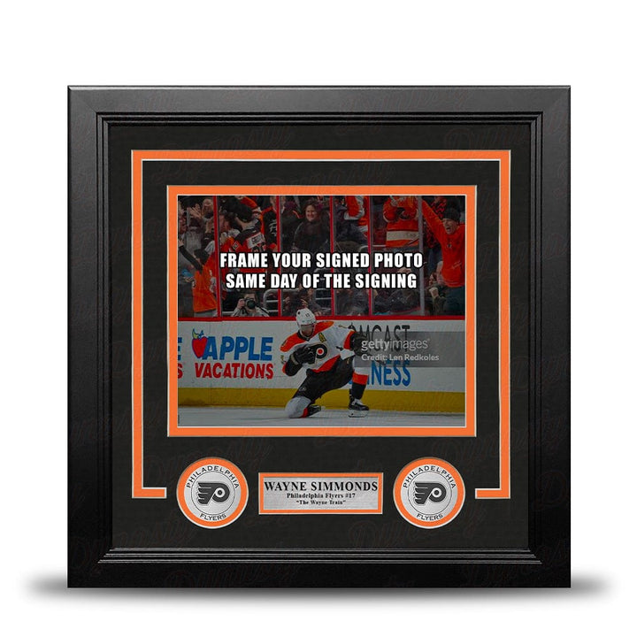 Dynasty Sports & Framing Custom Framing 8x10 Picture Frame Wayne Simmonds Philadelphia Flyers Photo Frame Kit