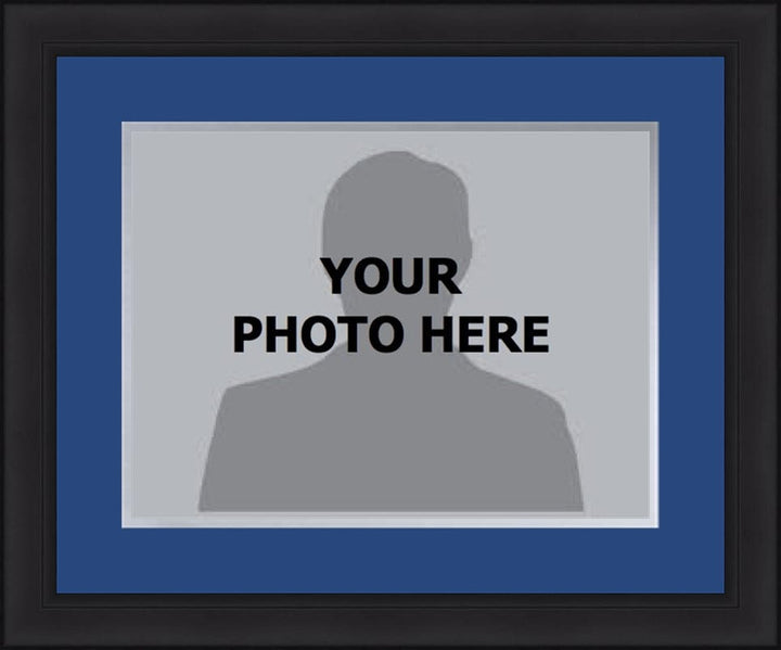 Dynasty Sports & Framing Custom Framing Blue Matting & Gray Trim / Landscape (Horizontal); Standard Glass / No Nameplate or Medallions Los Angeles Dodgers Custom MLB Baseball 16x20 Picture Frame Kit (Multiple Colors)