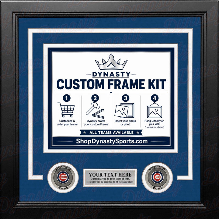 Dynasty Sports & Framing Custom Framing Chicago Cubs Custom MLB Baseball 16x20 Picture Frame Kit (Multiple Colors)