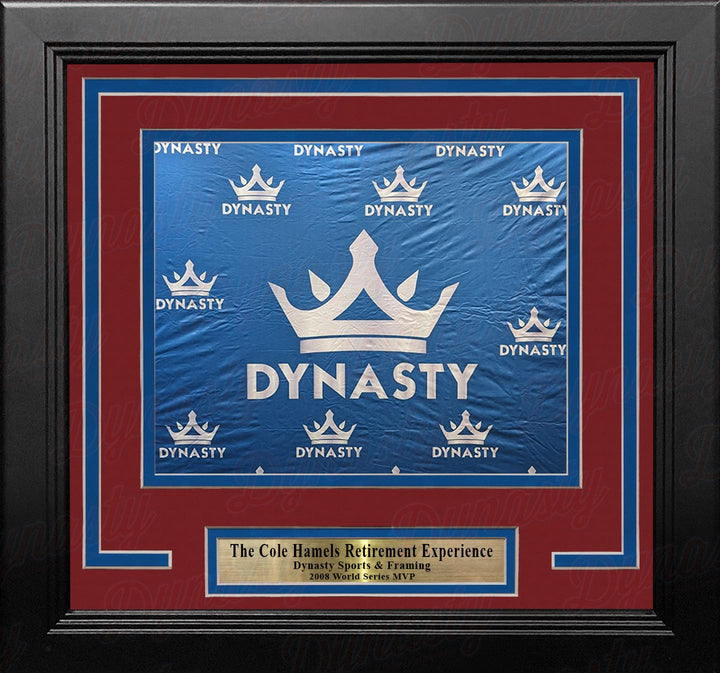 Dynasty Sports & Framing Custom Framing Cole Hamels Philadelphia Phillies Photo-Op Frame Kit