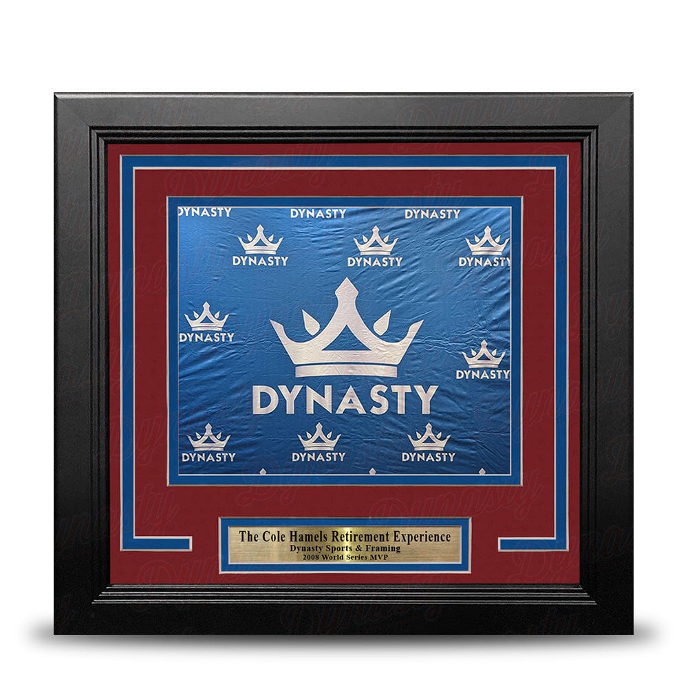 Dynasty Sports & Framing Custom Framing Cole Hamels Philadelphia Phillies Photo-Op Frame Kit