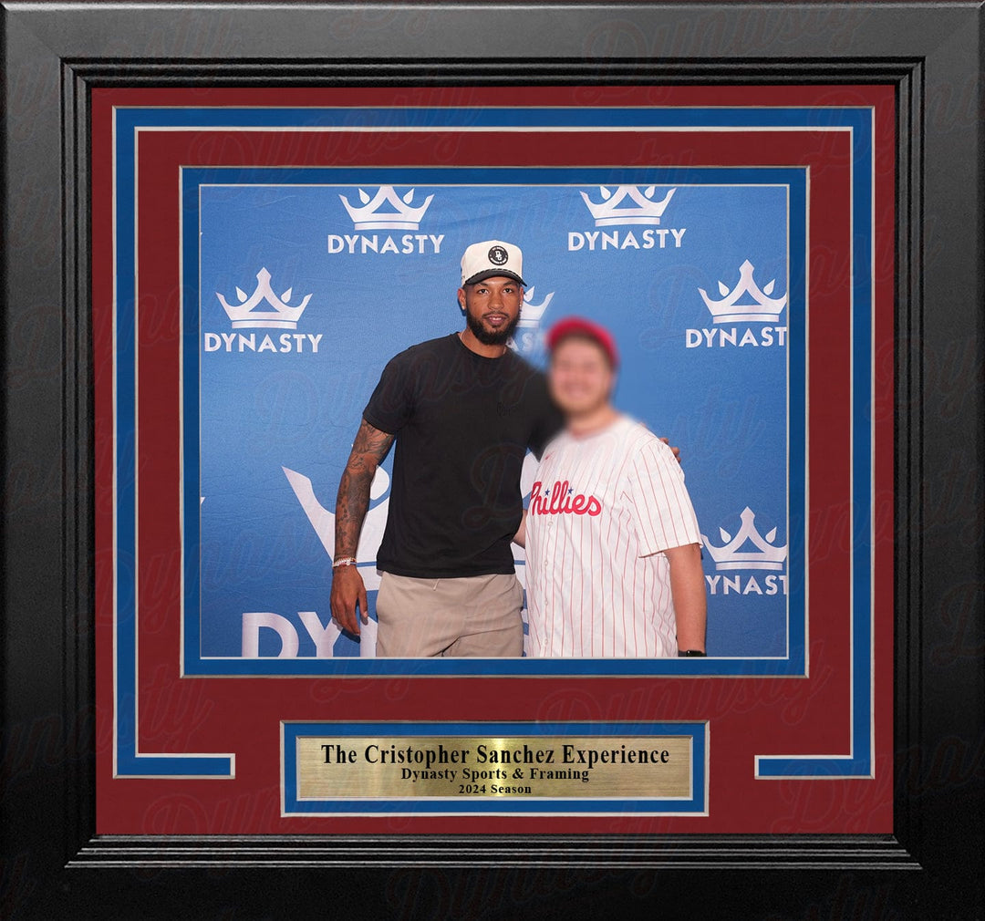 Dynasty Sports & Framing Custom Framing Cristopher Sanchez Philadelphia Phillies Photo-Op Frame Kit