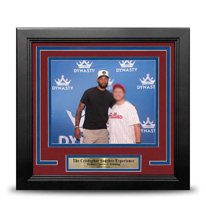 Dynasty Sports & Framing Custom Framing Cristopher Sanchez Philadelphia Phillies Photo-Op Frame Kit