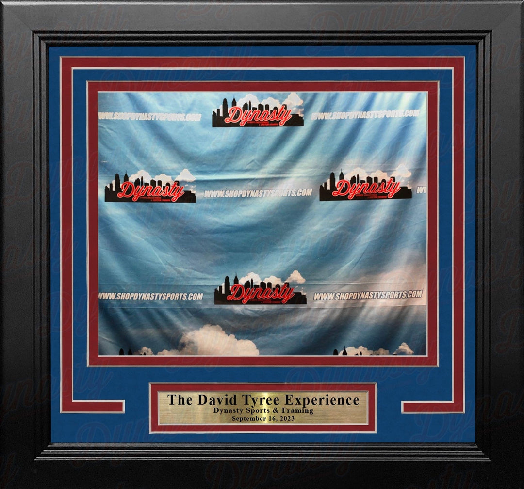 Dynasty Sports & Framing Custom Framing David Tyree NYG Photo-Op Frame Kit with Commemorative Nameplate