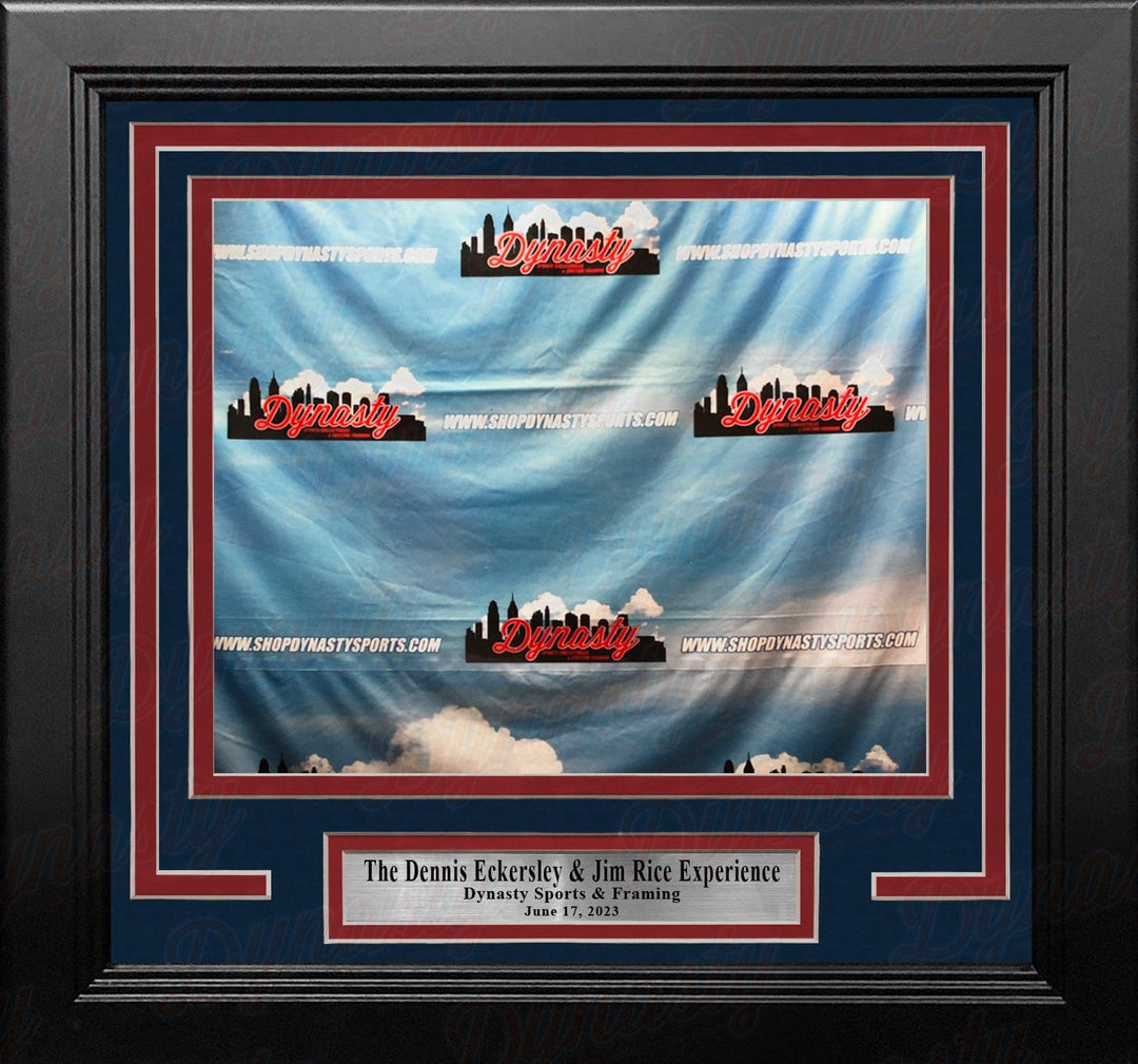 Dynasty Sports & Framing Custom Framing Dennis Eckersley & Jim Rice Boston Red Sox Photo-Op Frame Kit with Commemorative Nameplate