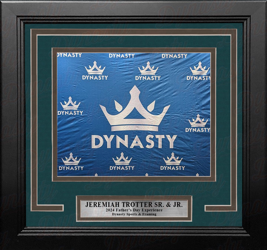 Dynasty Sports & Framing Custom Framing Jeremiah Trotter Sr. & Jr. Philadelphia Eagles Photo-Op Frame Kit