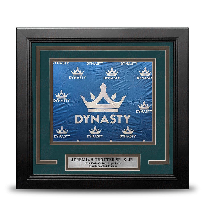 Dynasty Sports & Framing Custom Framing Jeremiah Trotter Sr. & Jr. Philadelphia Eagles Photo-Op Frame Kit