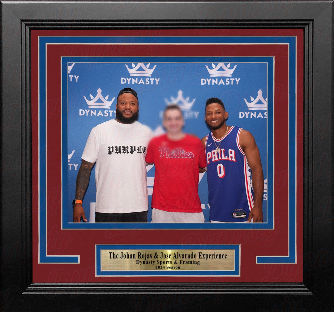 Dynasty Sports & Framing Custom Framing Johan Rojas & Jose Alvarado Philadelphia Phillies Photo-Op Frame Kit