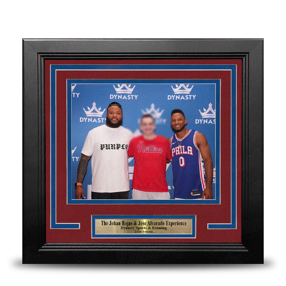 Dynasty Sports & Framing Custom Framing Johan Rojas & Jose Alvarado Philadelphia Phillies Photo-Op Frame Kit