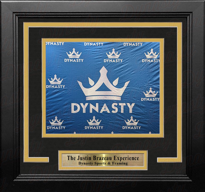Dynasty Sports & Framing Custom Framing Justin Brazeau Boston Bruins Photo-Op Frame Kit