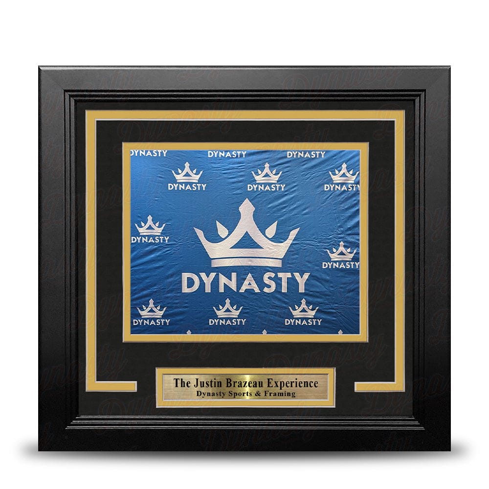 Dynasty Sports & Framing Custom Framing Justin Brazeau Boston Bruins Photo-Op Frame Kit
