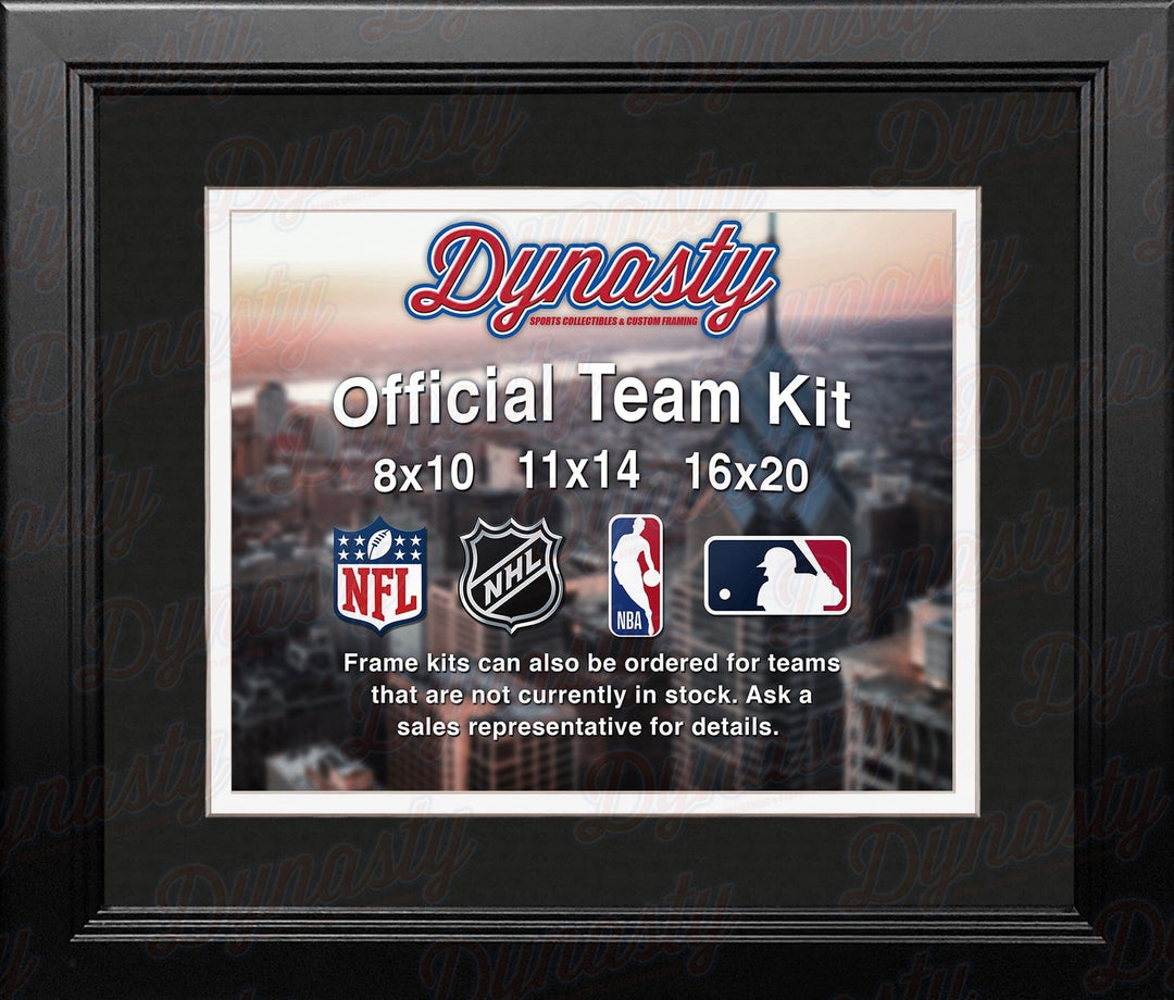 Dynasty Sports & Framing Custom Framing MLB Baseball Photo Picture Frame Kit - Chicago White Sox (Black Matting, White Trim)