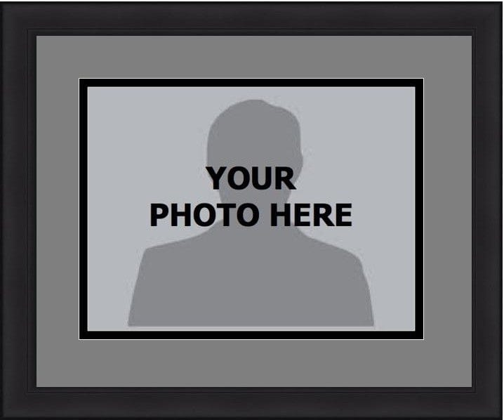 Dynasty Sports & Framing Custom Framing MLB Baseball Photo Picture Frame Kit - Chicago White Sox (Gray Matting, Black Trim)