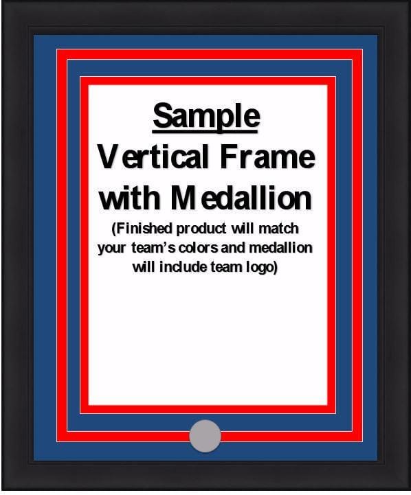 Dynasty Sports & Framing Custom Framing MLB Baseball Photo Picture Frame Kit - Colorado Rockies (Purple Matting, Gray Trim)