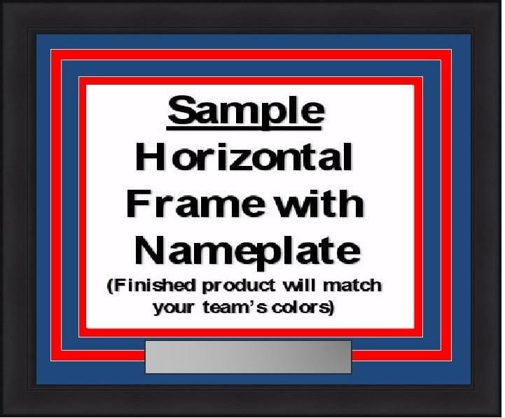 Dynasty Sports & Framing Custom Framing MLB Baseball Photo Picture Frame Kit - Oakland Athletics (Green Matting, Yellow Trim)