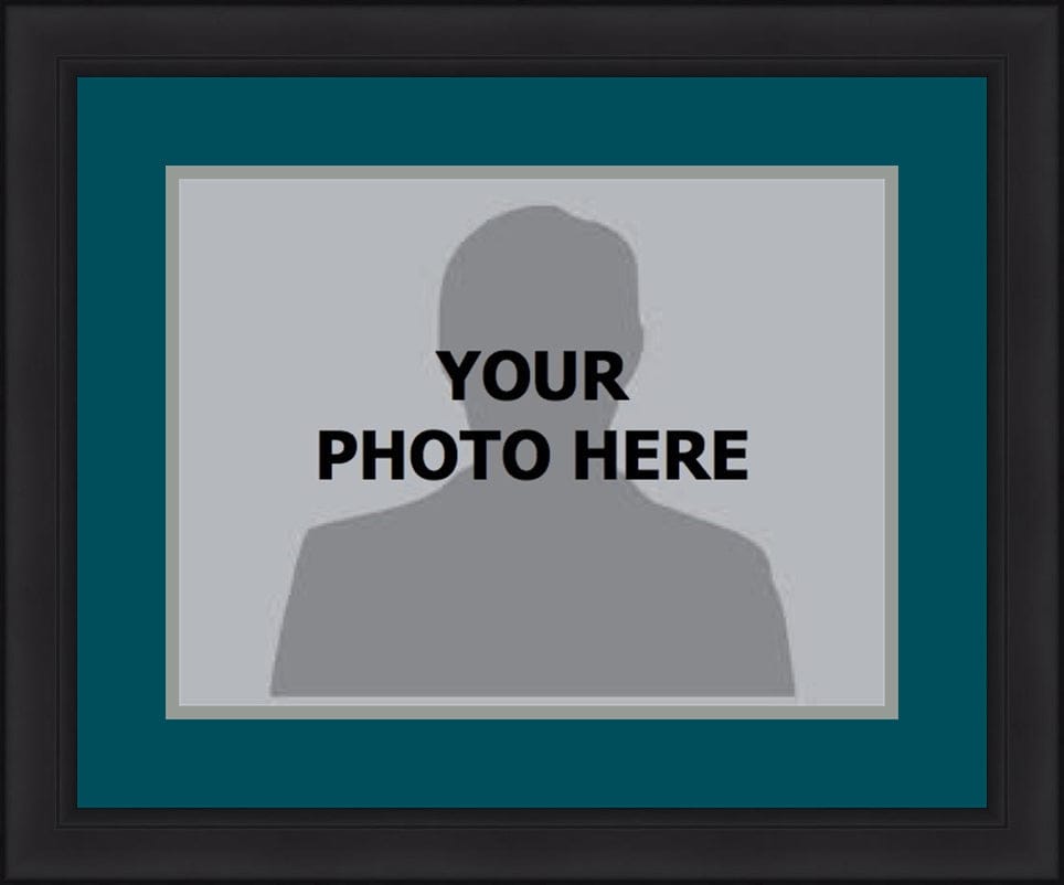 Dynasty Sports & Framing Custom Framing MLB Baseball Photo Picture Frame Kit - Seattle Mariners (Northwest Green Matting, Gray Trim)