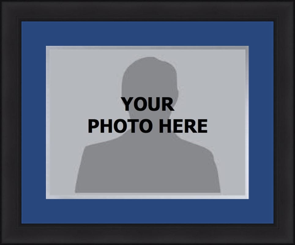 Dynasty Sports & Framing Custom Framing NBA Basketball Photo Picture Frame Kit - Orlando Magic (Navy Matting, Silver Trim)