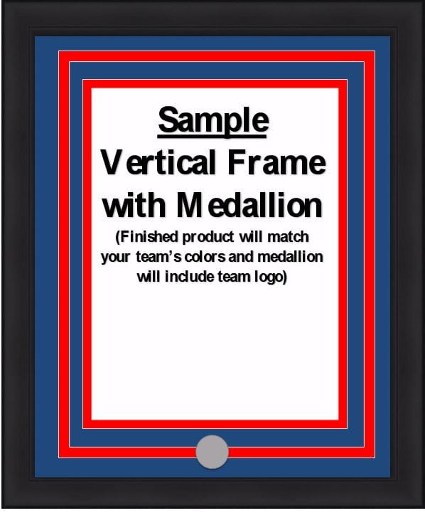 Dynasty Sports & Framing Custom Framing NHL Hockey Photo Picture Frame Kit - Dallas Stars (Green Matting, Silver Trim)