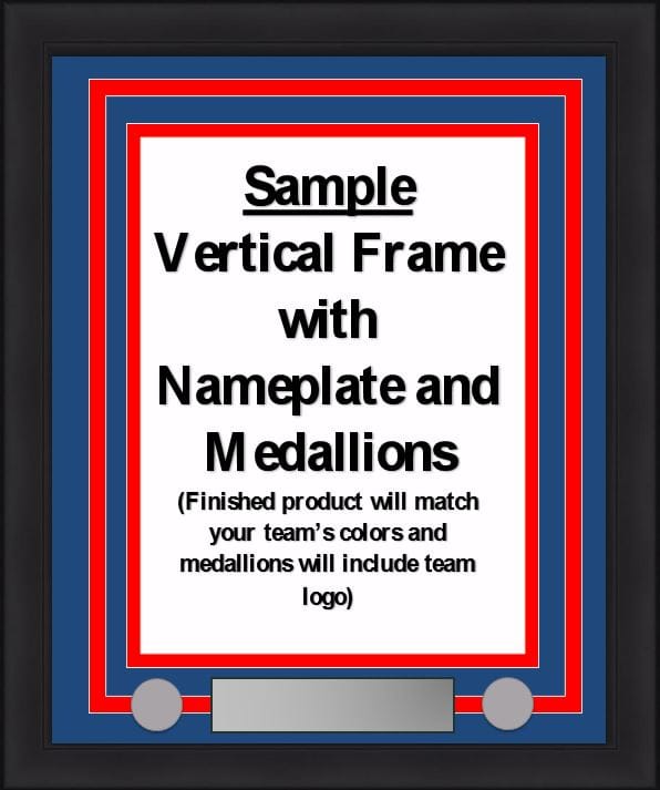 Dynasty Sports & Framing Custom Framing NHL Hockey Photo Picture Frame Kit - Los Angeles Kings (Silver Matting, White Trim)
