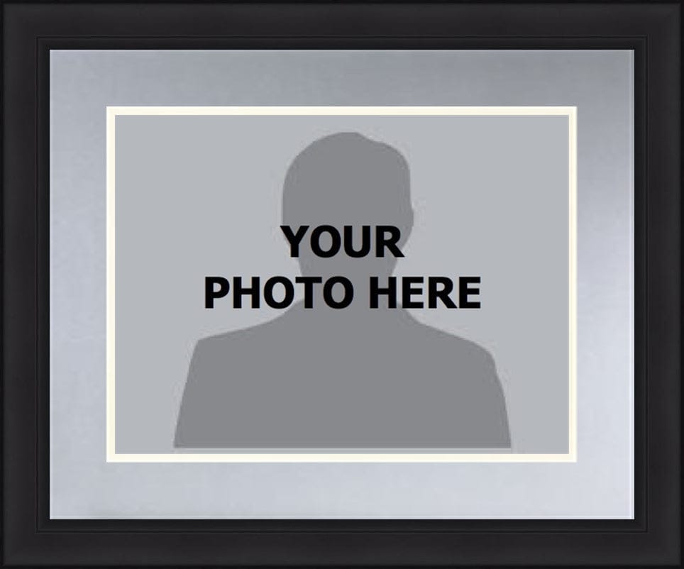 Dynasty Sports & Framing Custom Framing NHL Hockey Photo Picture Frame Kit - Los Angeles Kings (Silver Matting, White Trim)