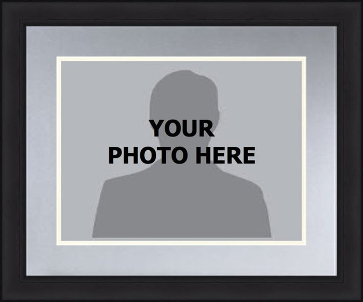 Dynasty Sports & Framing Custom Framing NHL Hockey Photo Picture Frame Kit - Los Angeles Kings (Silver Matting, White Trim)