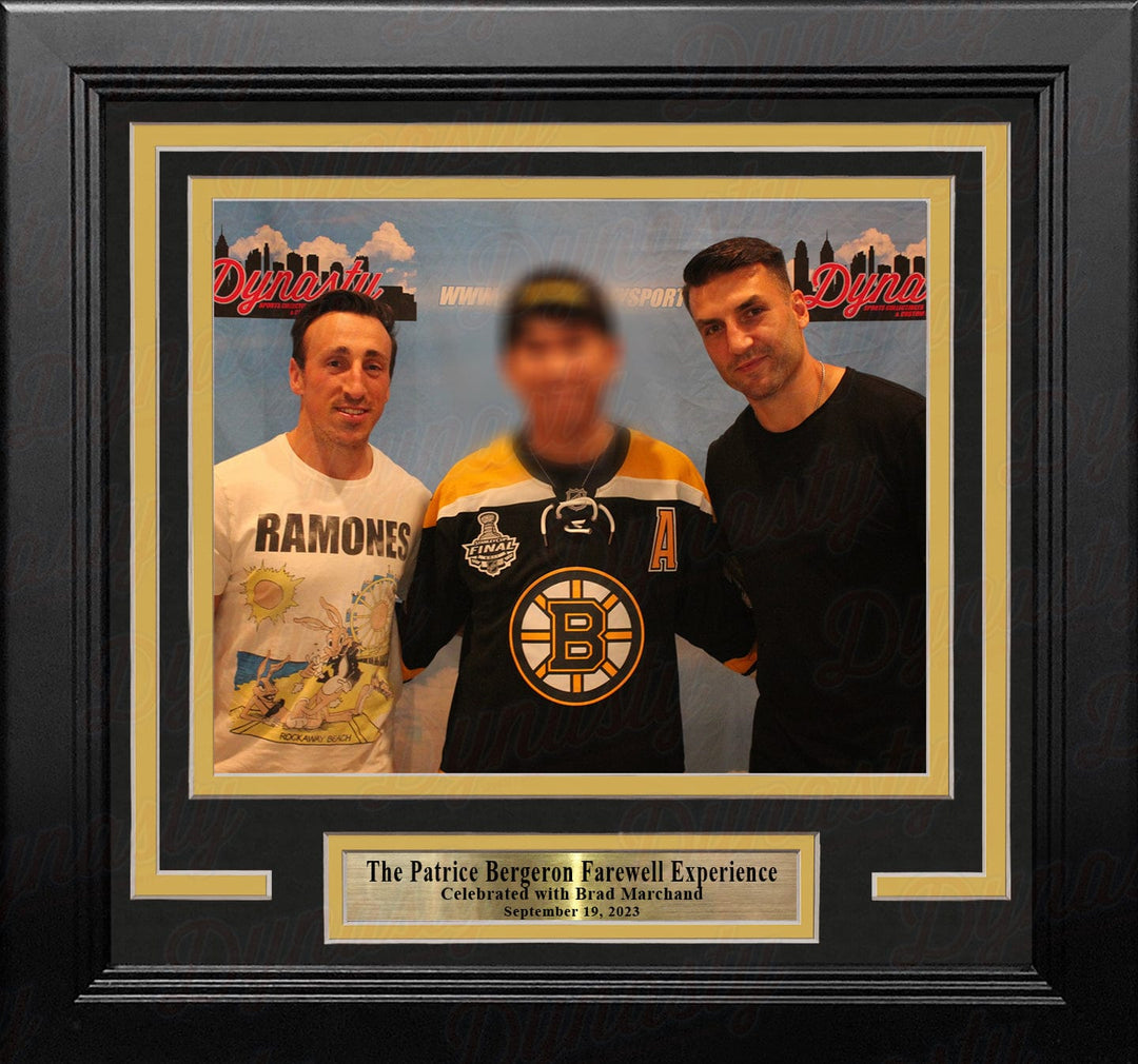 Dynasty Sports & Framing Custom Framing Patrice Bergeron & Brad Marchand Boston Bruins Photo-Op Frame Kit