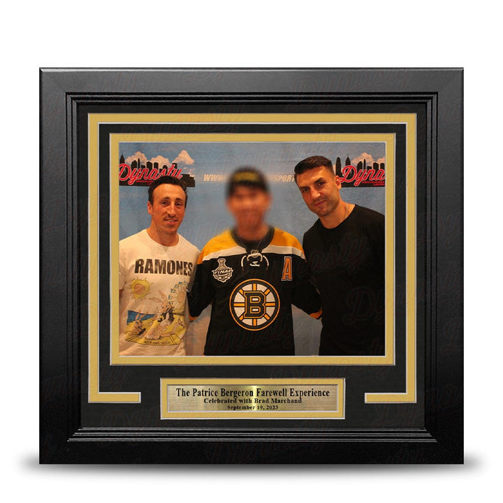 Dynasty Sports & Framing Custom Framing Patrice Bergeron & Brad Marchand Boston Bruins Photo-Op Frame Kit
