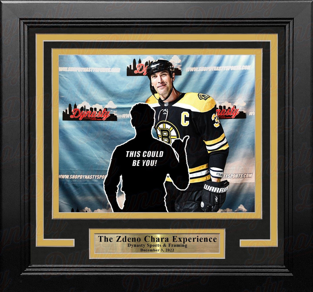Dynasty Sports & Framing Custom Framing Zdeno Chara Boston Bruins Photo-Op Frame Kit (December 3, 2022)
