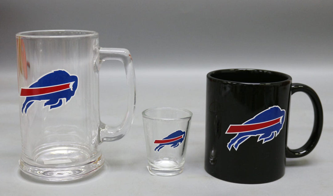 Dynasty Sports & Framing Drinkware - 3-Piece Gift Set Buffalo Bills 3-Piece Glassware Gift Set