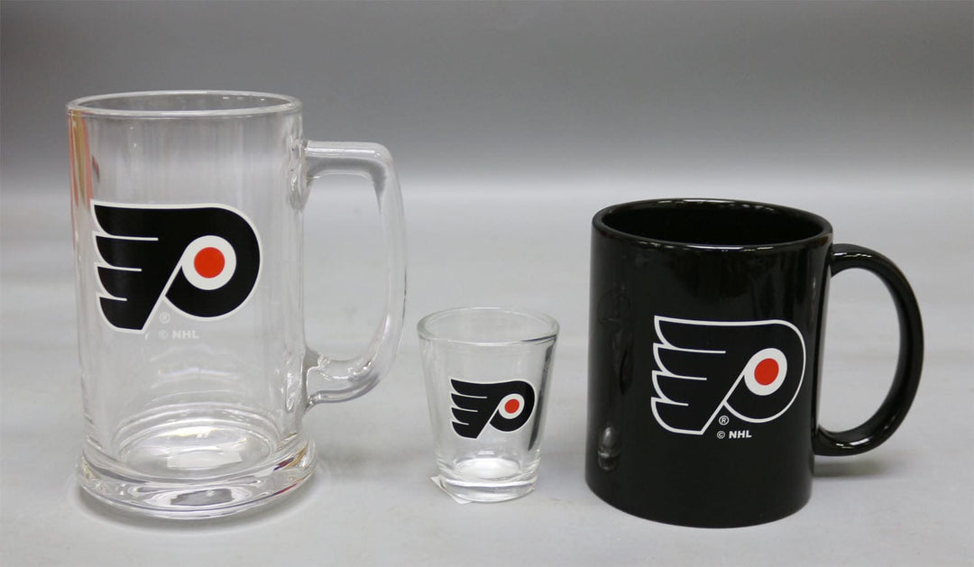 Dynasty Sports & Framing Drinkware - 3-Piece Gift Set Philadelphia Flyers 3-Piece Glassware Gift Set