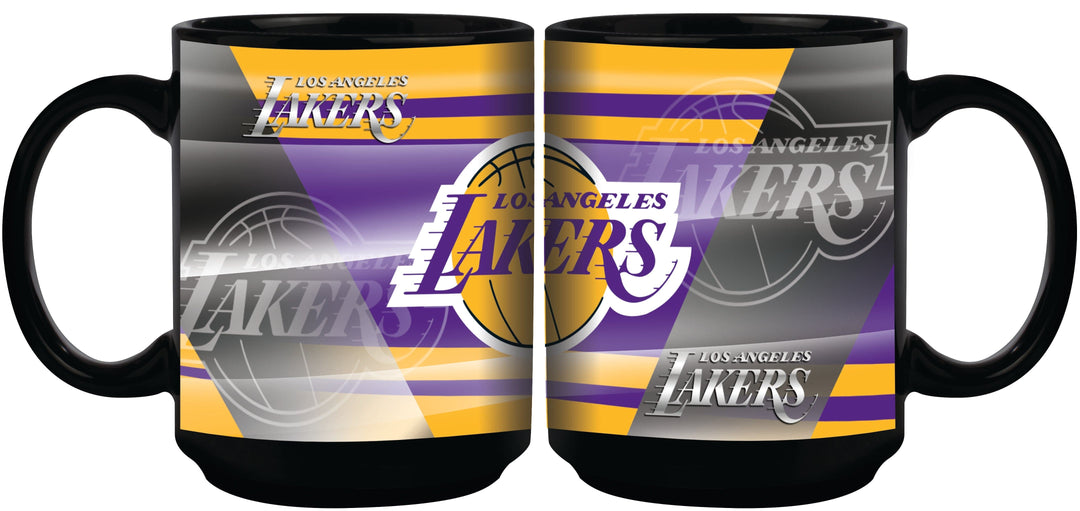 Dynasty Sports & Framing Drinkware - Coffee Mugs Los Angeles Lakers 11oz. Shadow Sublimated Coffee Mug - Black