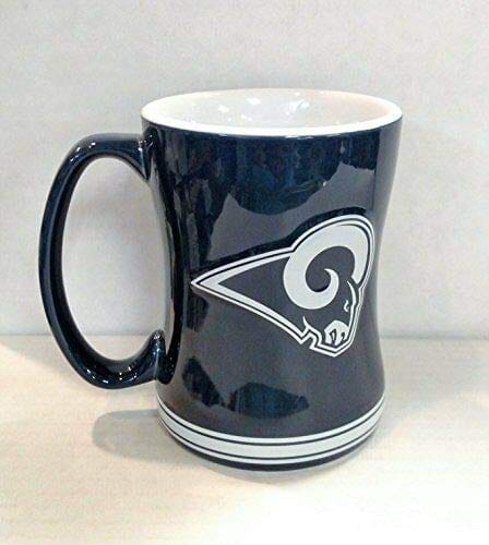 Dynasty Sports & Framing Drinkware - Coffee Mugs Los Angeles Rams Throwback Logo Relief Coffee Mug