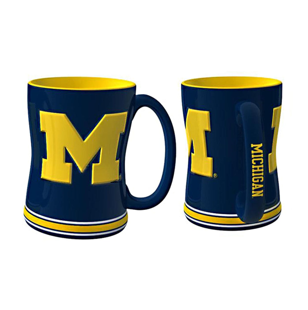 Dynasty Sports & Framing Drinkware - Coffee Mugs Michigan Wolverines Logo Relief Coffee Mug