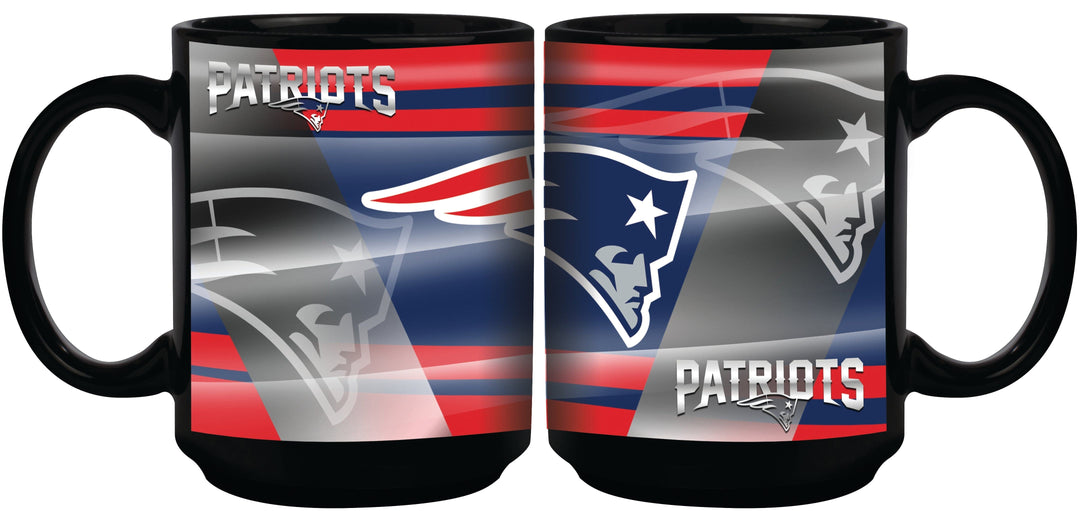 Dynasty Sports & Framing Drinkware - Coffee Mugs New England Patriots 11oz. Shadow Sublimated Coffee Mug - Black