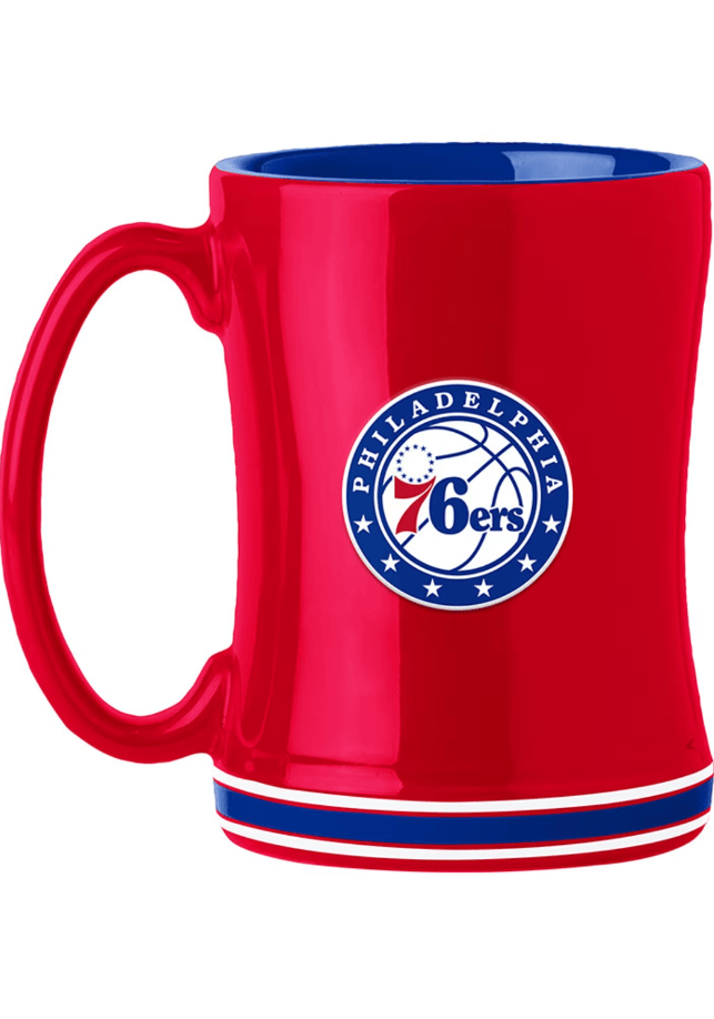 Dynasty Sports & Framing Drinkware - Coffee Mugs Philadelphia 76ers Logo Relief Coffee Mug