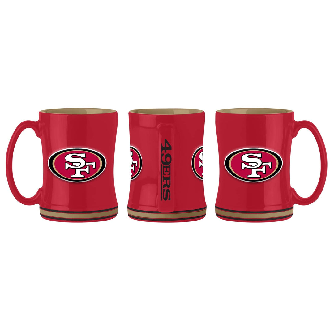 Dynasty Sports & Framing Drinkware - Coffee Mugs San Francisco 49ers Logo Relief Coffee Mug