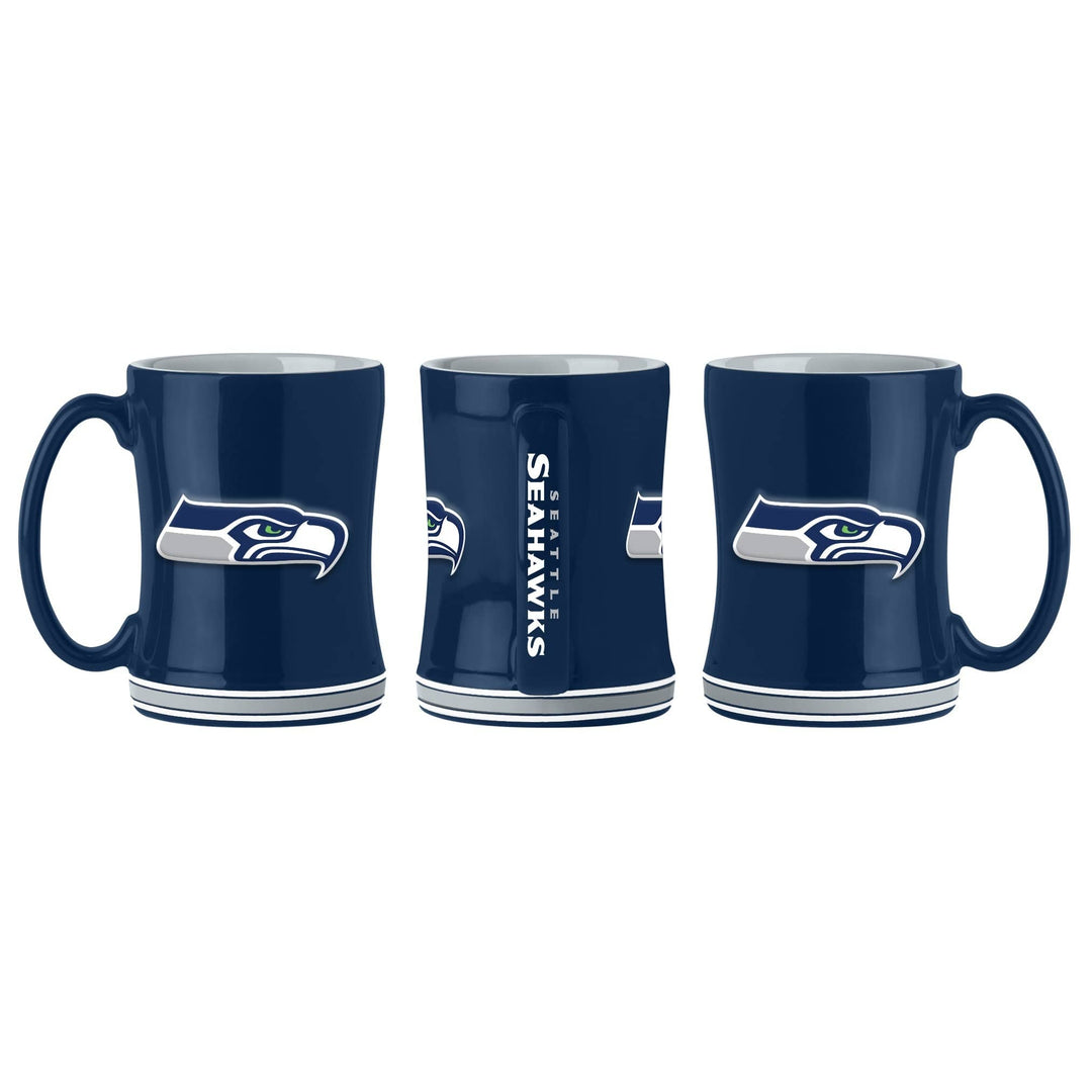 Dynasty Sports & Framing Drinkware - Coffee Mugs Seattle Seahawks Logo Relief Coffee Mug