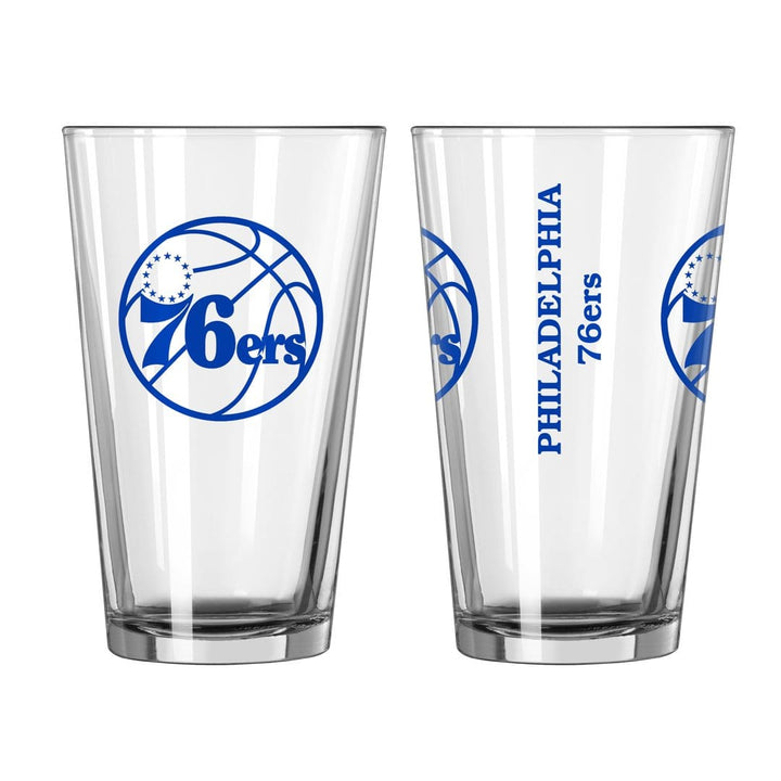 Dynasty Sports & Framing Drinkware - Pint Glass Blue Philadelphia 76ers Game Day Pint Glass