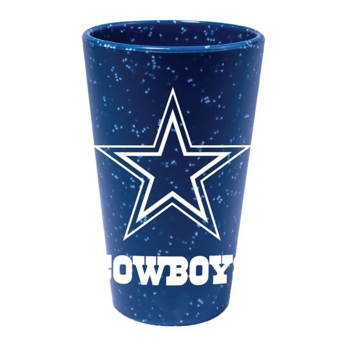 Dynasty Sports & Framing Drinkware - Pint Glass Dallas Cowboys 16 oz Team Color Silicone Pint Glass