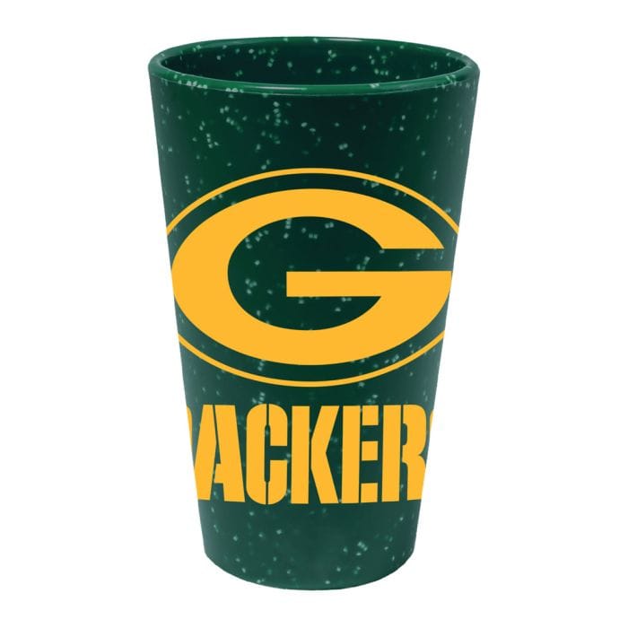 Dynasty Sports & Framing Drinkware - Pint Glass Green Bay Packers 16 oz Team Color Silicone Pint Glass