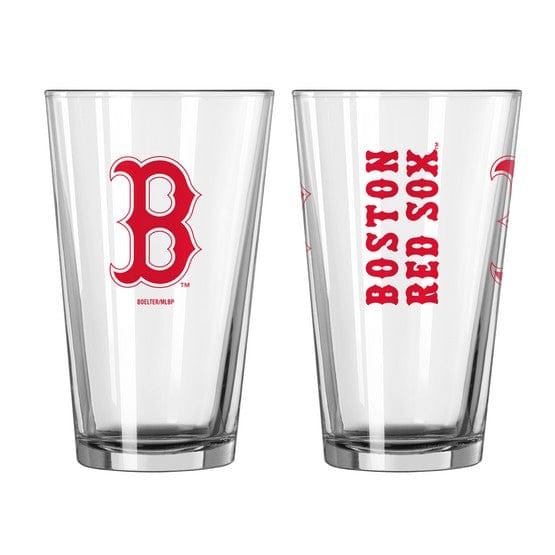 Dynasty Sports & Framing Drinkware - Pint Glass Initial Logo Boston Red Sox Game Day Pint Glass