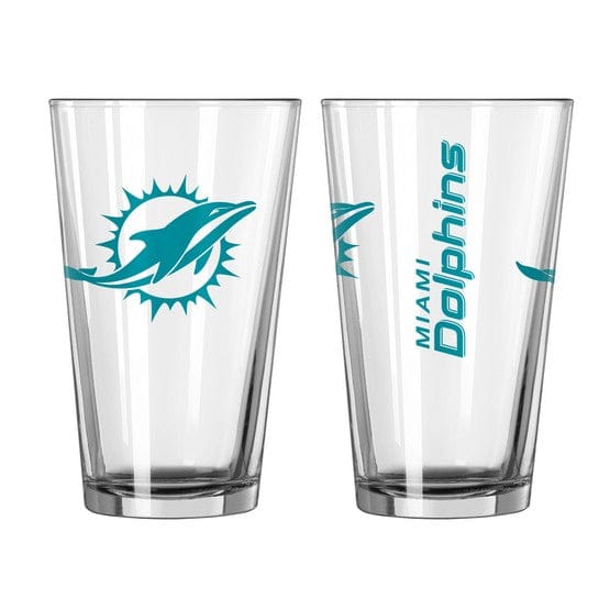 Dynasty Sports & Framing Drinkware - Pint Glass Miami Dolphins Game Day Pint Glass