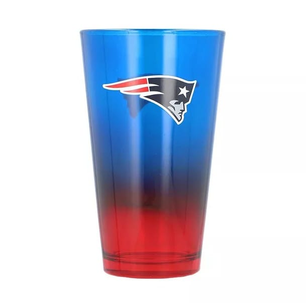 Dynasty Sports & Framing Drinkware - Pint Glass New England Patriots Ombre Pint Glass