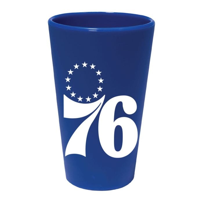 Dynasty Sports & Framing Drinkware - Pint Glass Philadelphia 76ers 16 oz Team Color Silicone Pint Glass