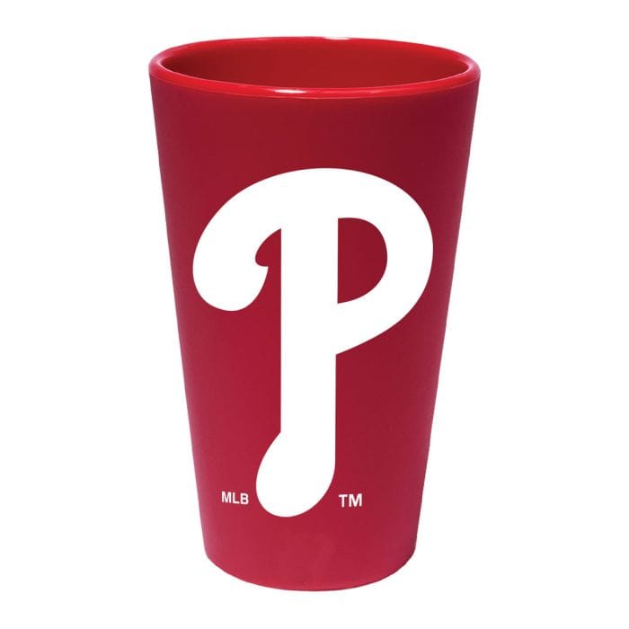 Dynasty Sports & Framing Drinkware - Pint Glass Philadelphia Phillies 16 oz Team Color Silicone Pint Glass