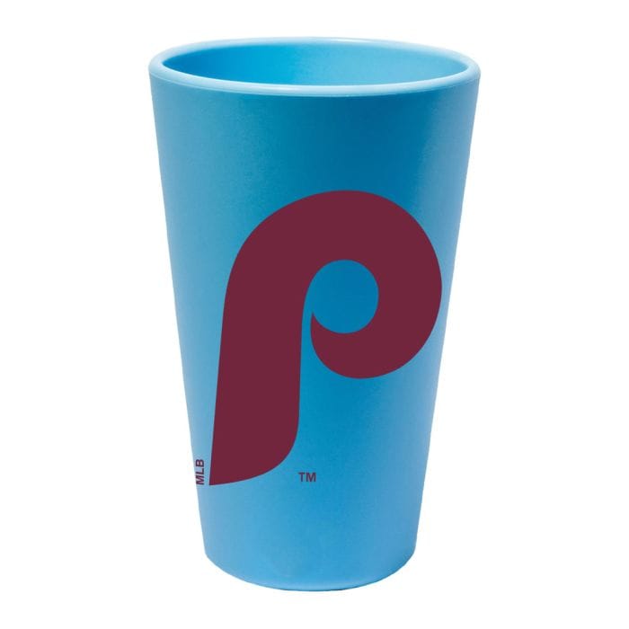 Dynasty Sports & Framing Drinkware - Pint Glass Philadelphia Phillies Throwback 16 oz Team Color Silicone Pint Glass